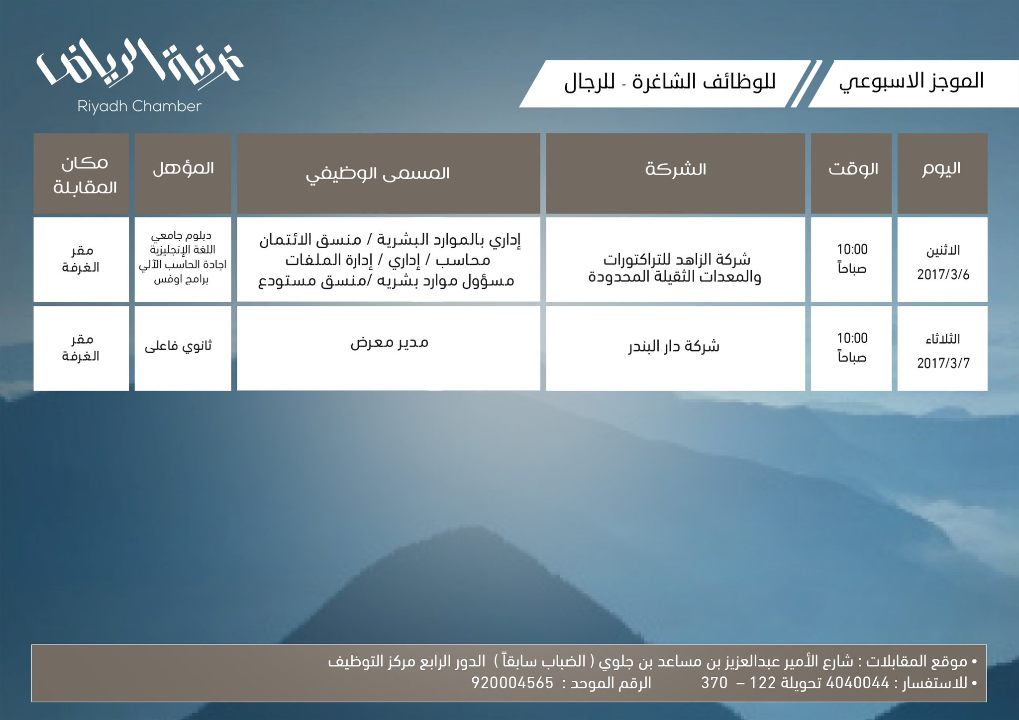 وظائف غرفة 2مارس صحيفة المواطن الإلكترونية