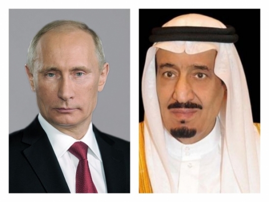 الرئيس الروسي يعزي الملك سلمان في ضحايا رافعة الحرم