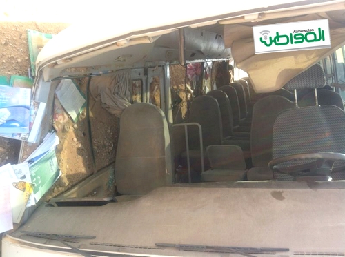 إصابة ستيني و10 طلاب في حادث حافلة  شرق رفحاء
