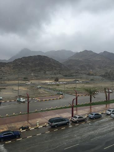 الأرصاد: أمطار غزيرة مصحوبة بزخات برد على أجزاء من مكة والمدينة