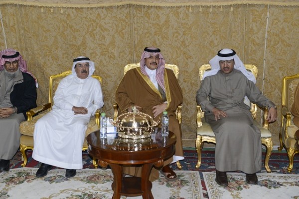 الأمير محمد بن فهد يعزي أسرة الرحيم في وفاة ابنهم تركي