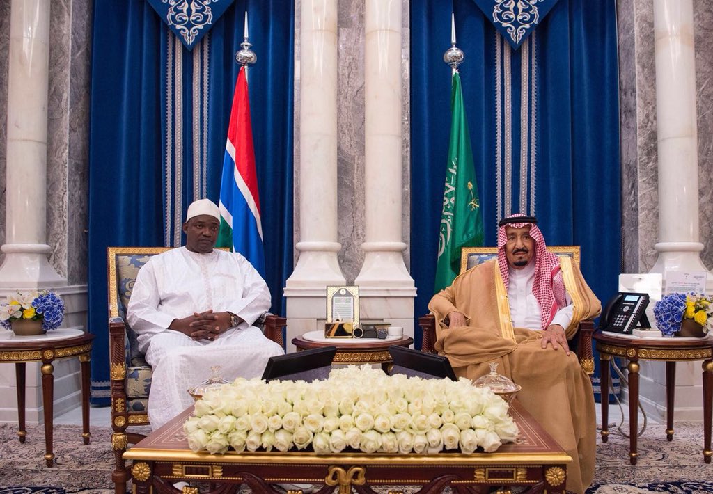 قصر الصفا يحتضن قمة الملك سلمان ورئيس جامبيا