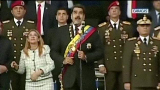 بالفيديو.. لحظة استهداف رئيس فنزويلا.. هكذا أنقذه الحرس