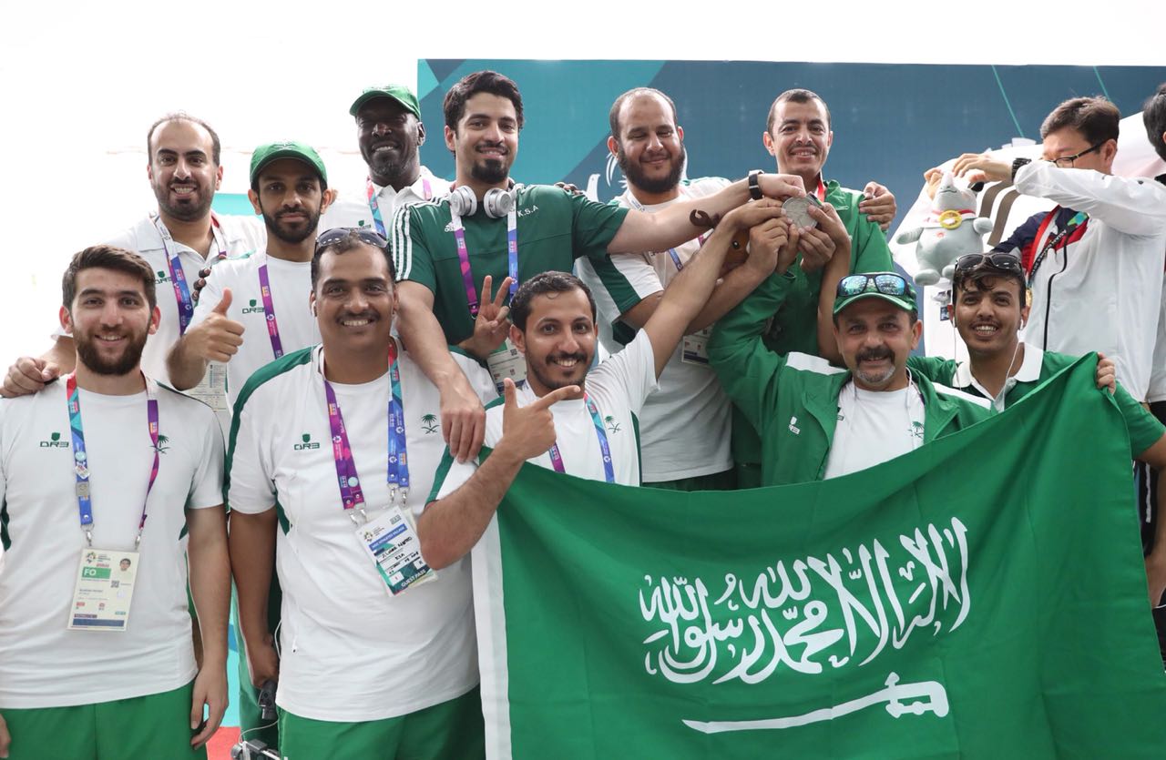 بالصور.. الحربي يحقق أول ميدالية سعودية في الدورة الآسيوية