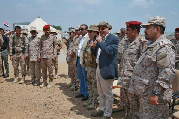 نائب الرئيس اليمني يتفقد مران: صعدة لن تكون منصة لإطلاق صواريخ الحوثي بعد اليوم
