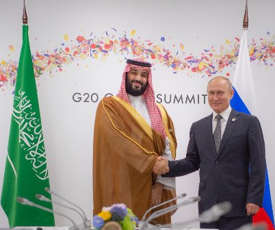 بوتين لـ ولي العهد: روسيا متفقة مع السعودية بشأن خفض إنتاج النفط