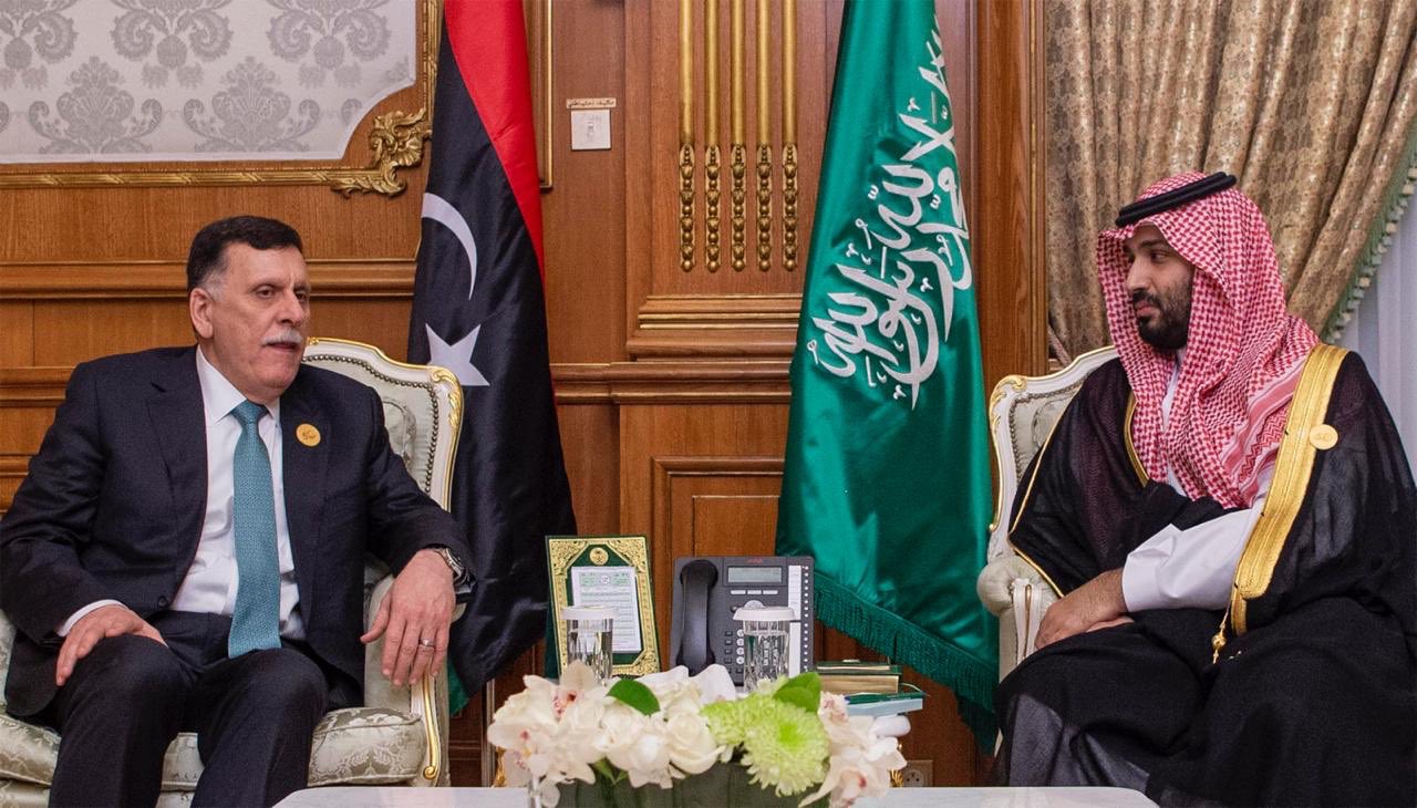 الأمير محمد بن سلمان والسراج يستعرضان العلاقات الثنائية