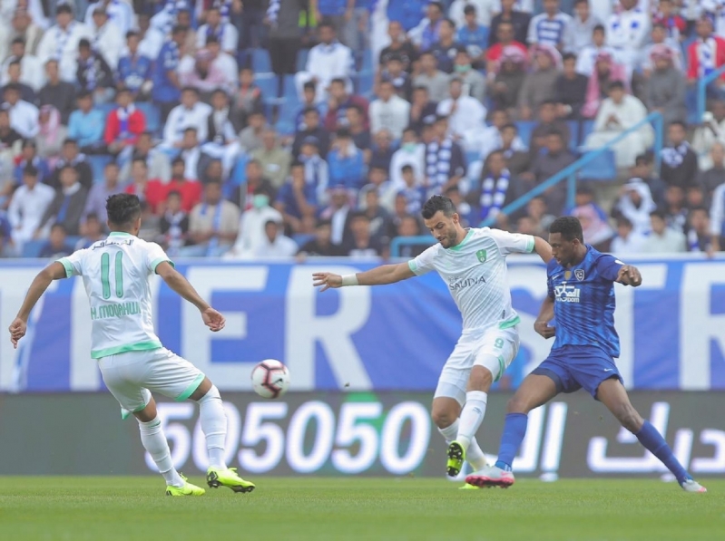 السومة في مباراة الهلال ضد الاهلي 1