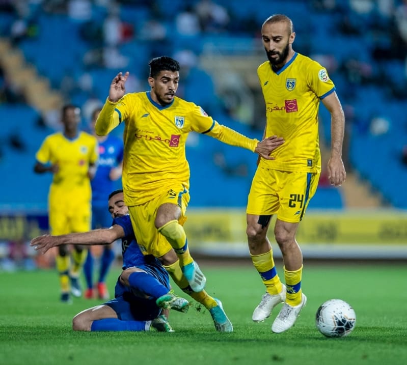 محمد السهلاوي في مباراة التعاون ضد الهلال