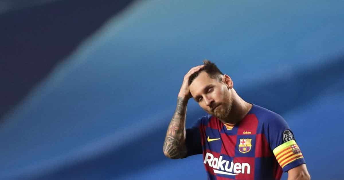 لاعبو برشلونة يؤيدون قرار Lionel messi