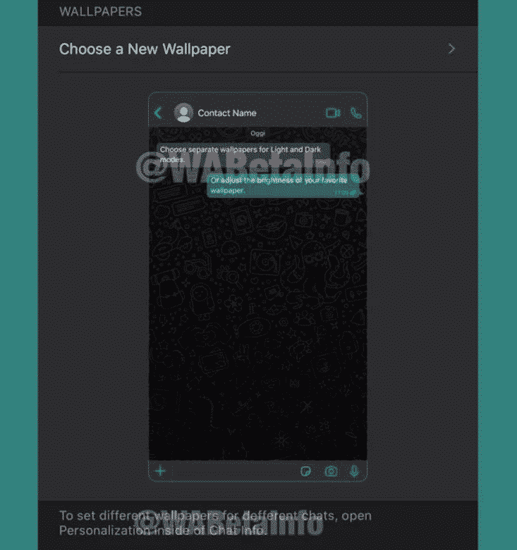 WhatsApp يتيح خاصية تعيين خلفية لكل دردشة لمستخدمي آيفون 