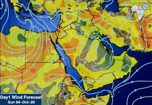 المسند: سحب ممطرة على 5 مناطق وطريف الأقل حرارة