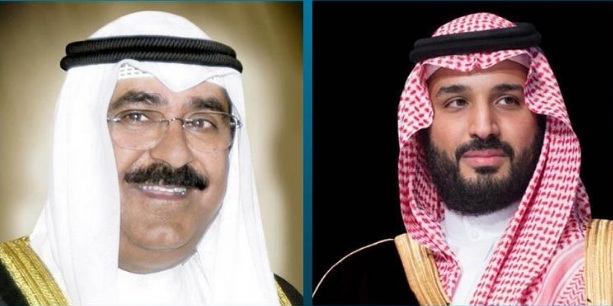 الأمير محمد بن سلمان يعزي ولي عهد الكويت