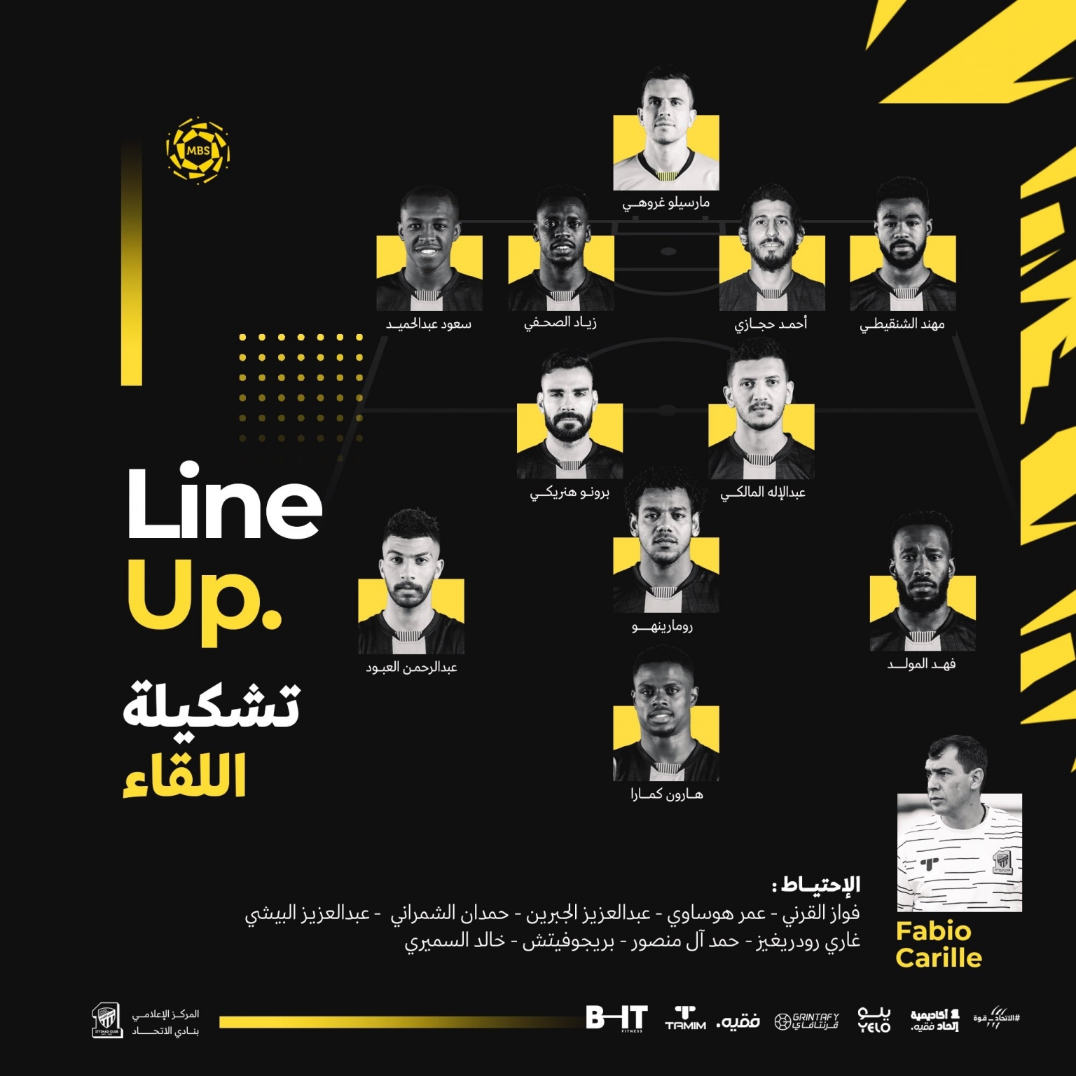 تشكيل مباراة الاتحاد والنصر في دوري محمد بن سلمان | صحيفة ...