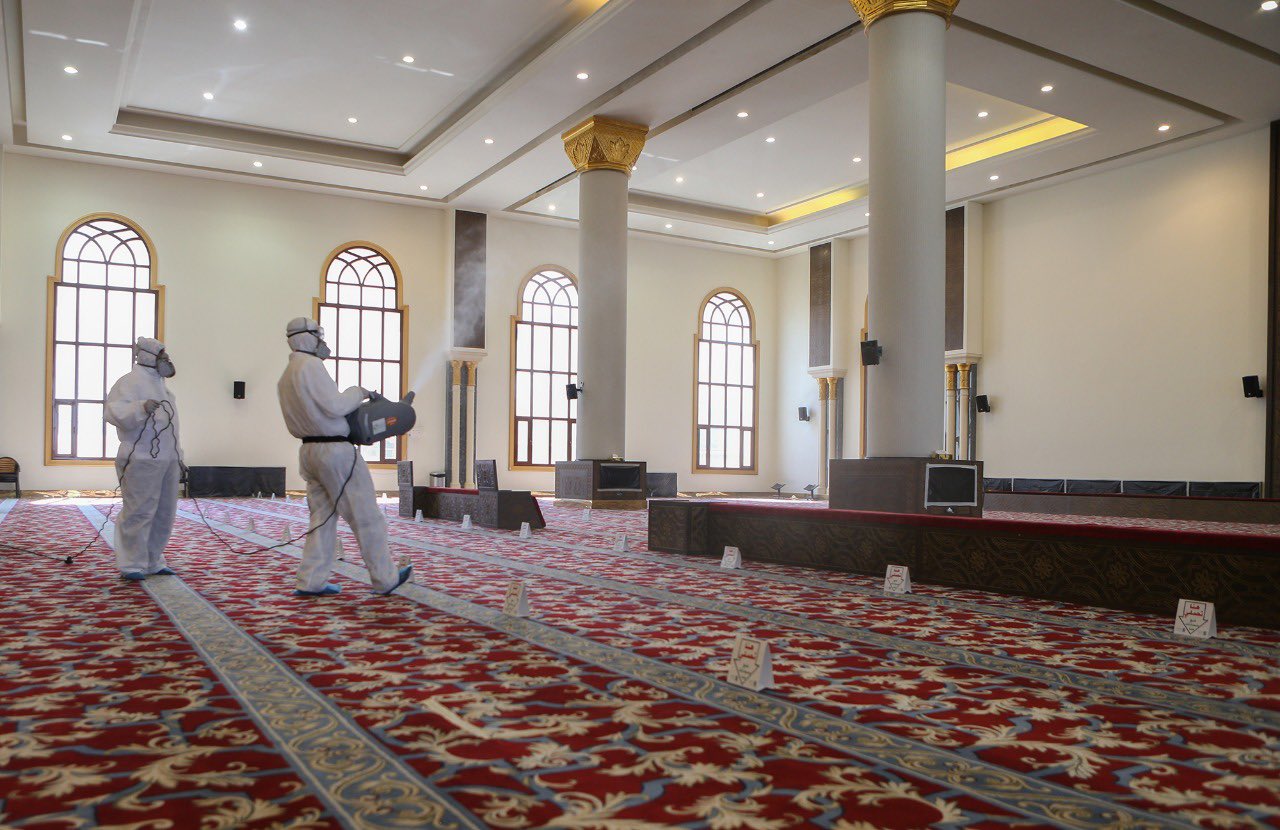 إغلاق 39 مسجدًا في 4 مناطق بسبب كورونا