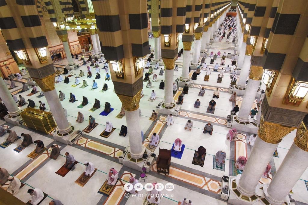 تعليق الاعتكاف في العشر الأواخر من رمضان بالمسجد النبوي
