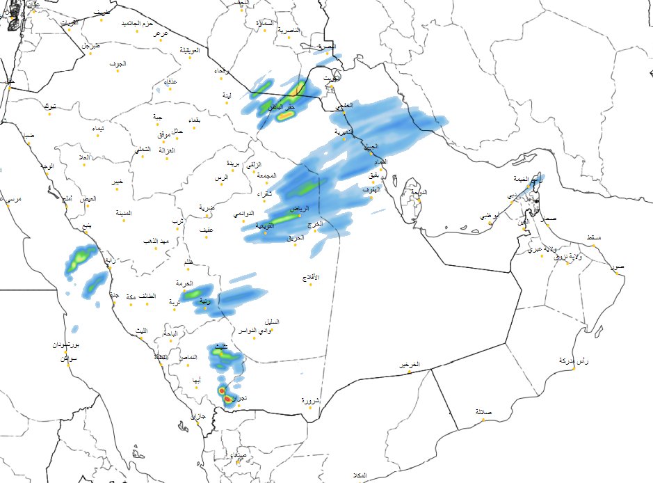 الحصيني: ليلة رمضانية ممطرة وحبات برد ورياح مغبرة