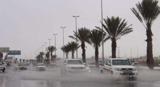 توقعات بهطول أمطار رعدية اليوم على 6 مناطق