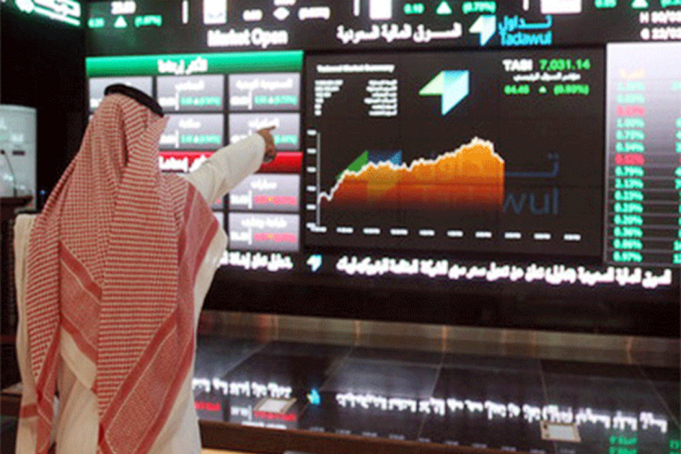 الأسهم السعودية تغلق مرتفعة بتداولات 6.4 مليارات ريال