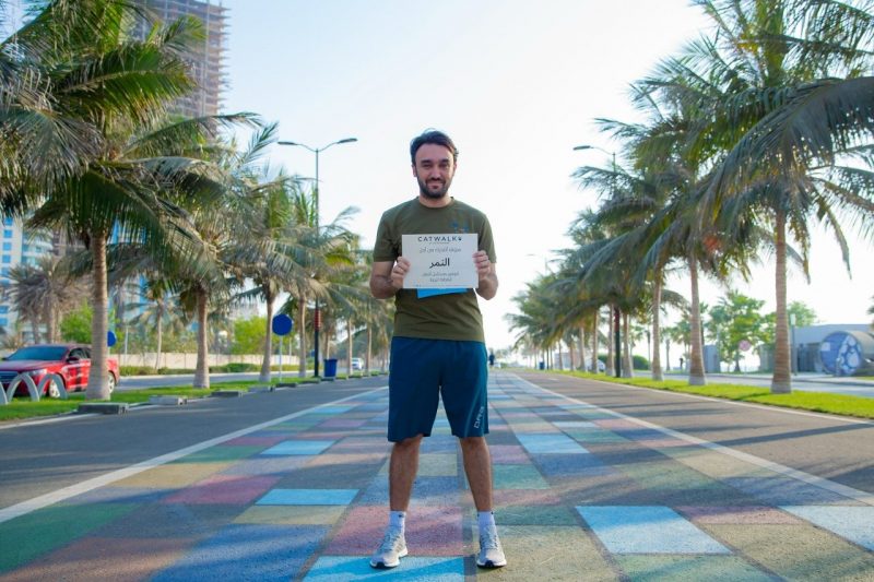 وزير الرياضة في مبادرة cat walk