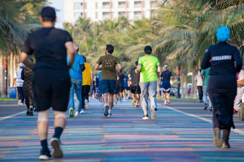 وزير الرياضة في مبادرة cat walk