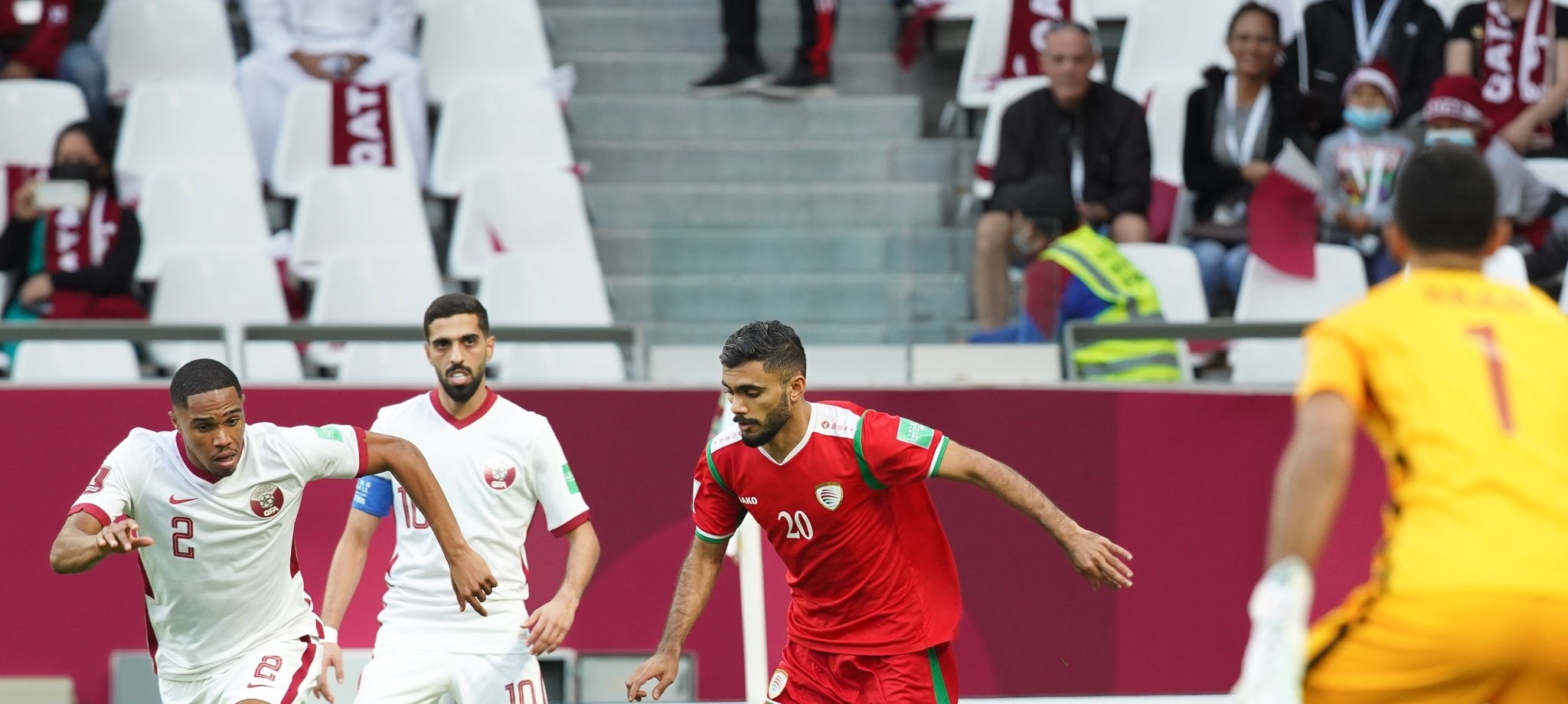 منتخب قطر وعمان