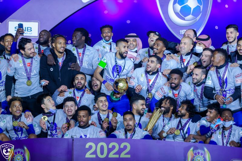 الهلال بطل السوبر السعودي 2021