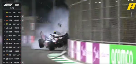 شاهد.. حادث مروع لـ الألماني ميك شوماخر بـ فورمولا 1