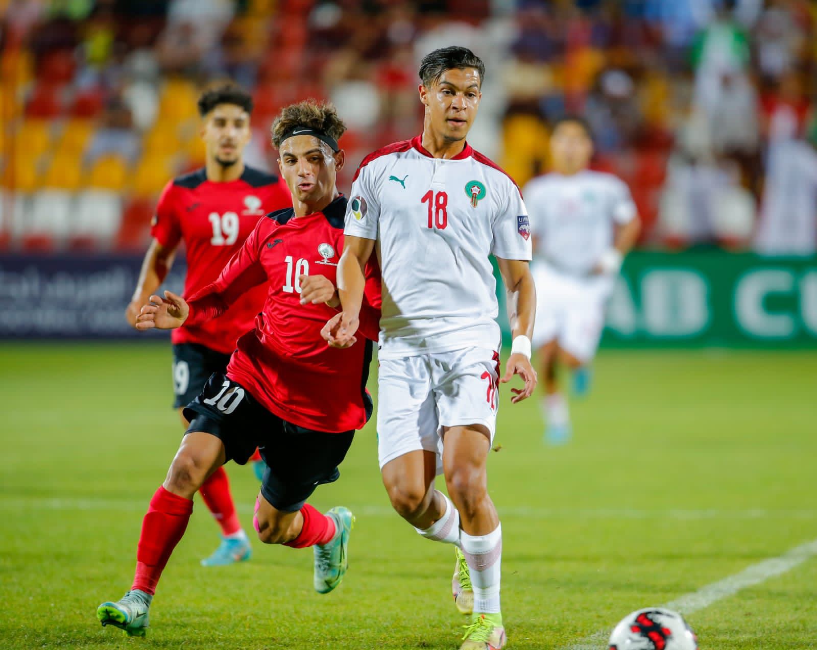 المغرب تهزم فلسطين وتواجه مصر بـ كأس العرب للشباب