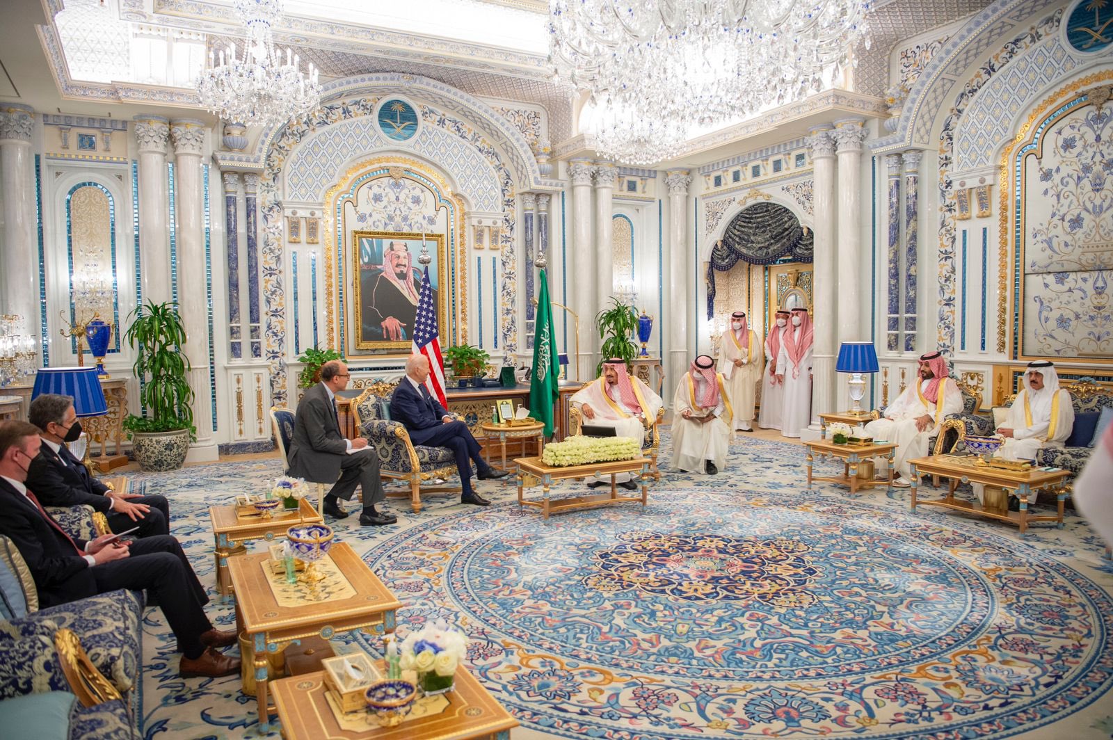 بيان سعودي أمريكي : تأكيد على التزام واشنطن القوي والدائم بدعم أمن المملكة والدفاع عن أراضيها