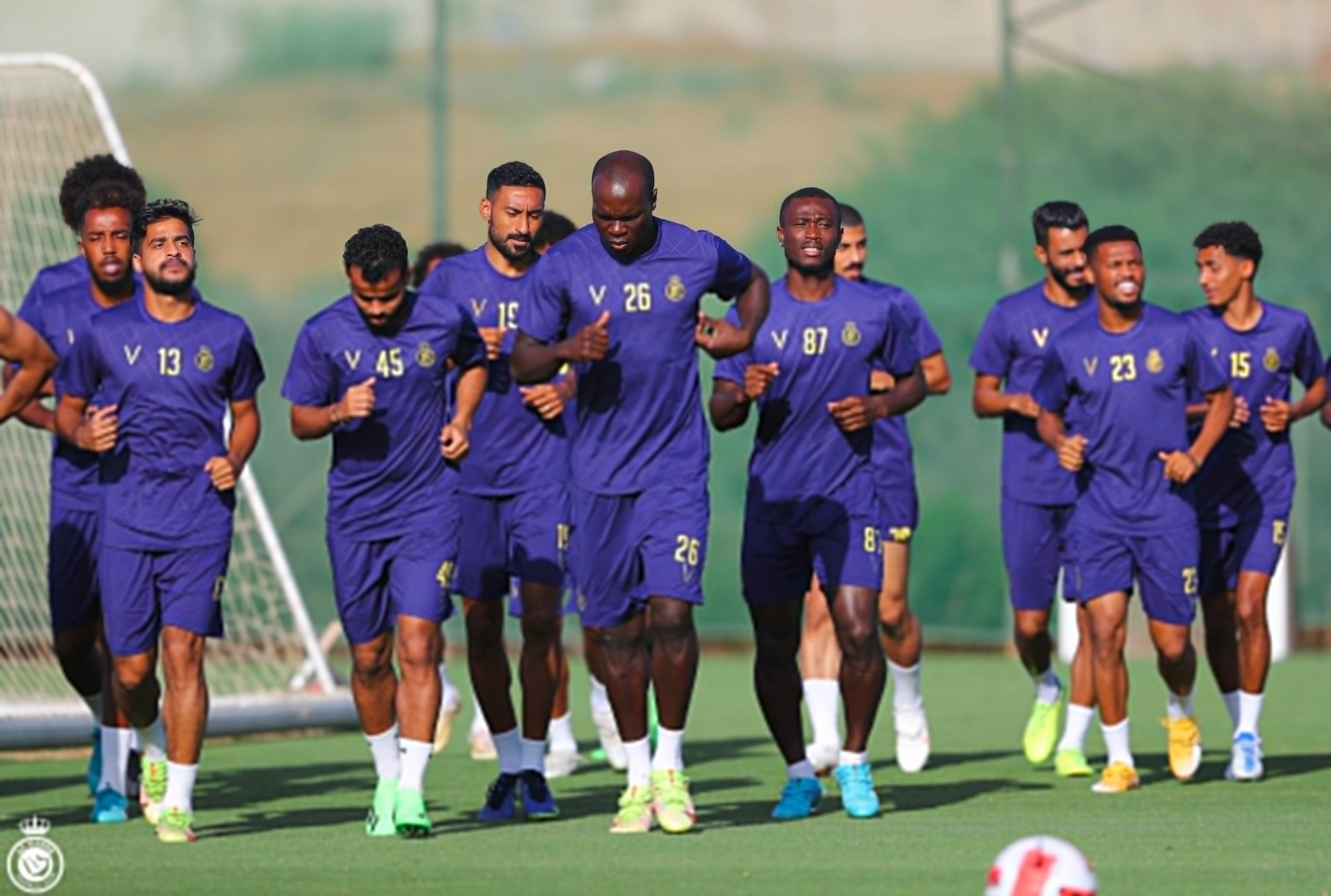 النصر يتدرب قبل ودية لاس بالماس