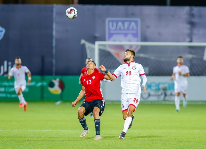 منتخب ليبيا ضد لبنان في كأس العرب لمنتخبات الشباب (1)