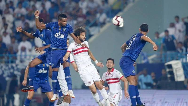 الهلال والزمالك المصري 2018