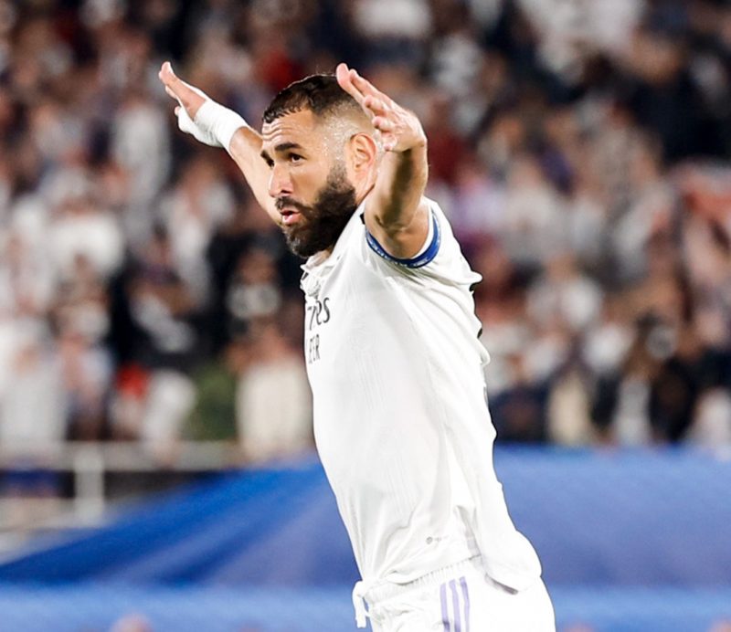 الدوري الإسباني - كريم بنزيما - ريال مدريد ضد فرانكفورت