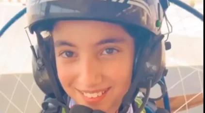 طفلة عمانية تطير احتفالًا باليوم الوطني