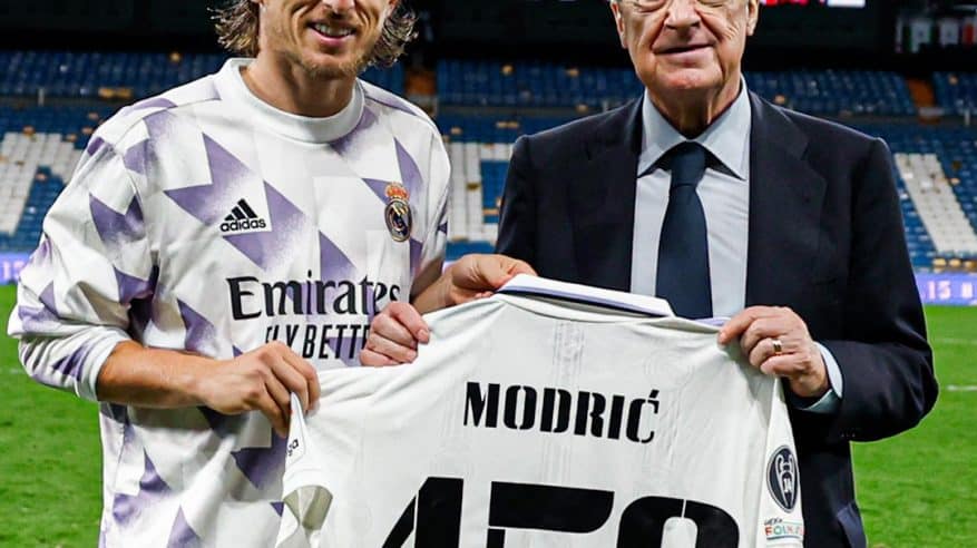 مودريتش يظهر في 450 مباراة مع Real Madrid