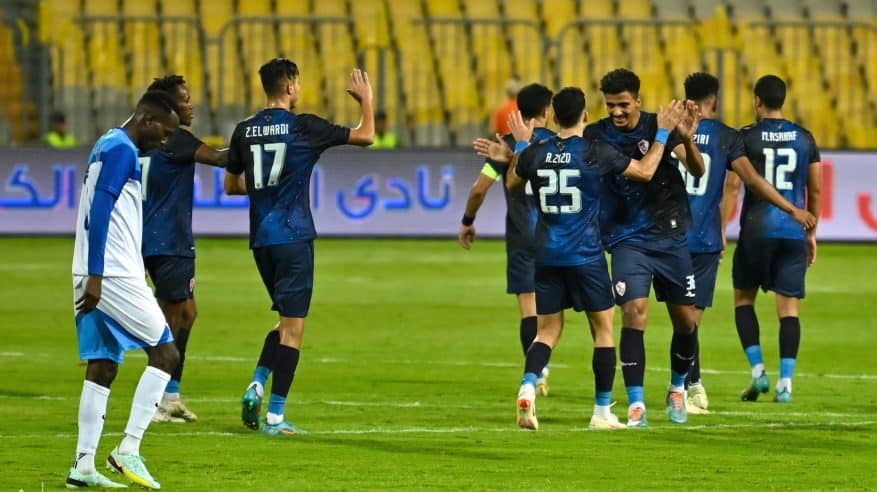 الزمالك يتجاوز فلامبو بهدف