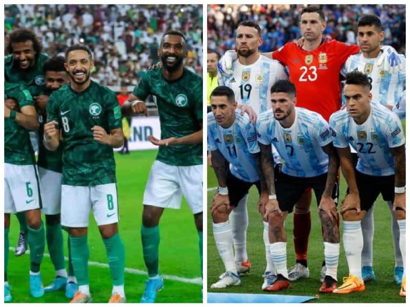 مباراة السعودية والأرجنتين