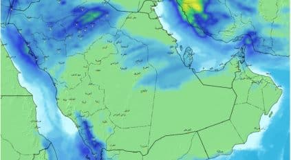 توقعات بحالتين ممطرتين جديدتين بعد موجة الغد