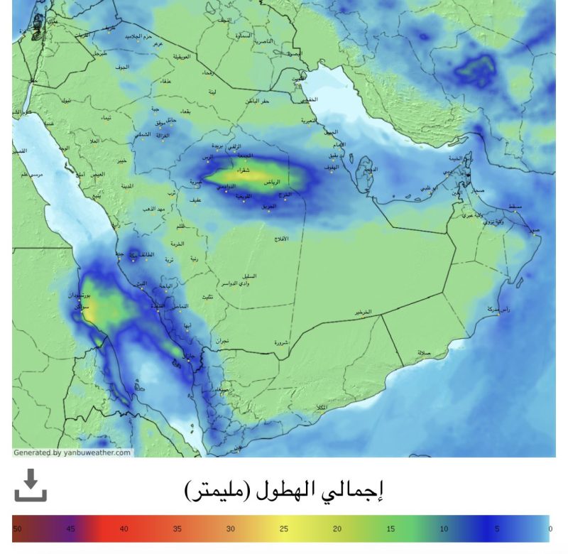 هطول الأمطار