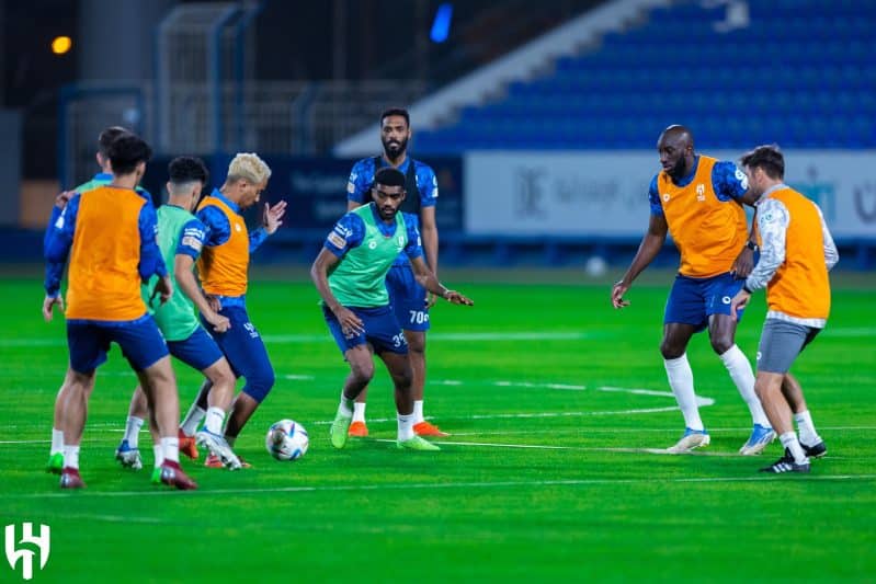 الزعيم قبل مباراة الهلال ونيوكاسل