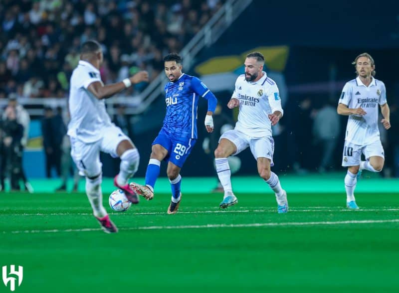 الهلال وريال مدريد - سالم الدوسري