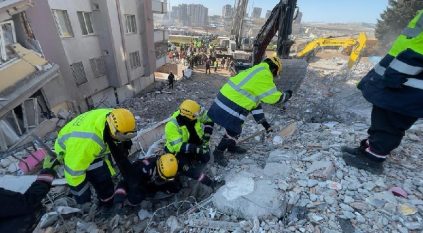 فريق الإنقاذ السعودي يواصل مهامه في 46 موقعًا بـ 3 مدن تركية