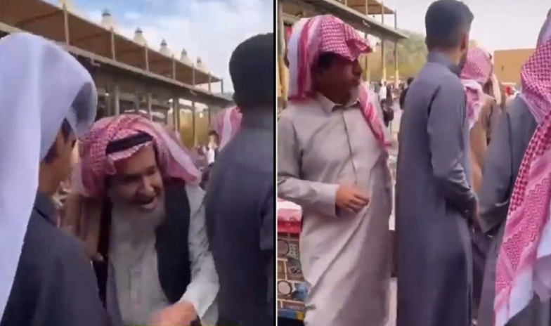 عبدالله السدحان وناصر القصبي في سوق الزل بالرياض