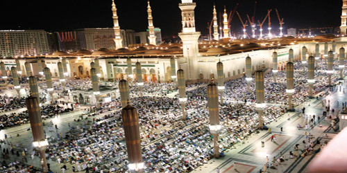 أئمة صلاة التراويح في المسجد النبوي الليلة