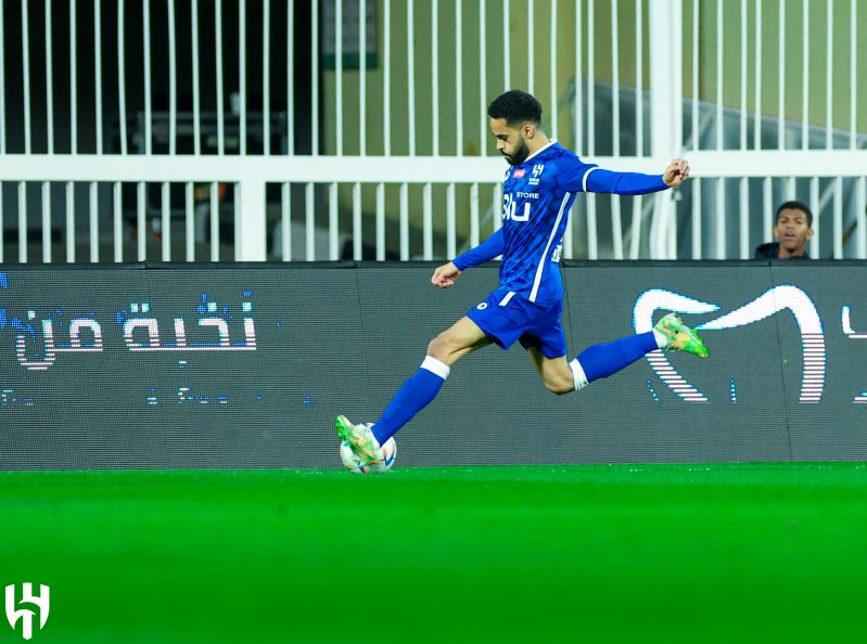 محمد البريك - ضمك والهلال - مباراة الهلال وضمك