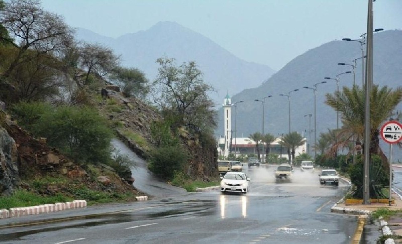 استمرار أمطار الباحة ونجران حتى المساء