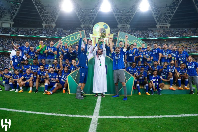 نادي الهلال بطل كأس الملك