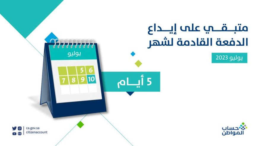 حساب المواطن: 5 أيام على إيداع الدعم للدفعة الـ 68