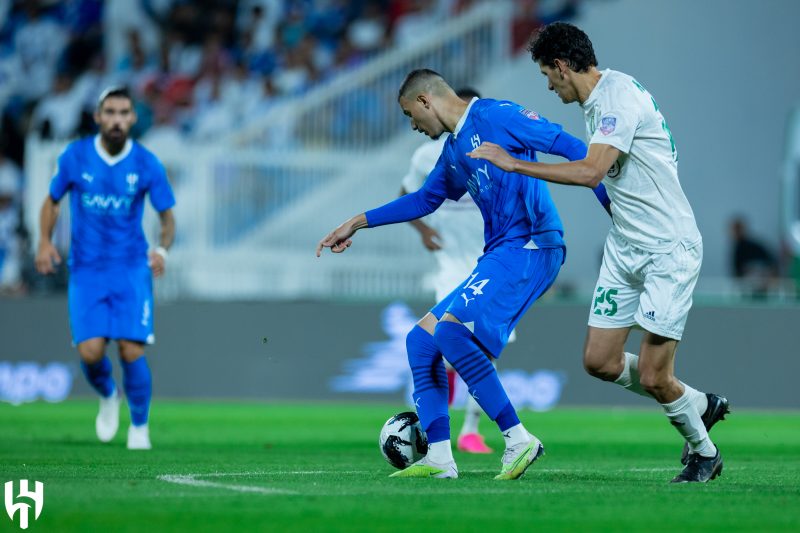 عبدالله الحمدان - مباراة الهلال وأهلي طرابلس